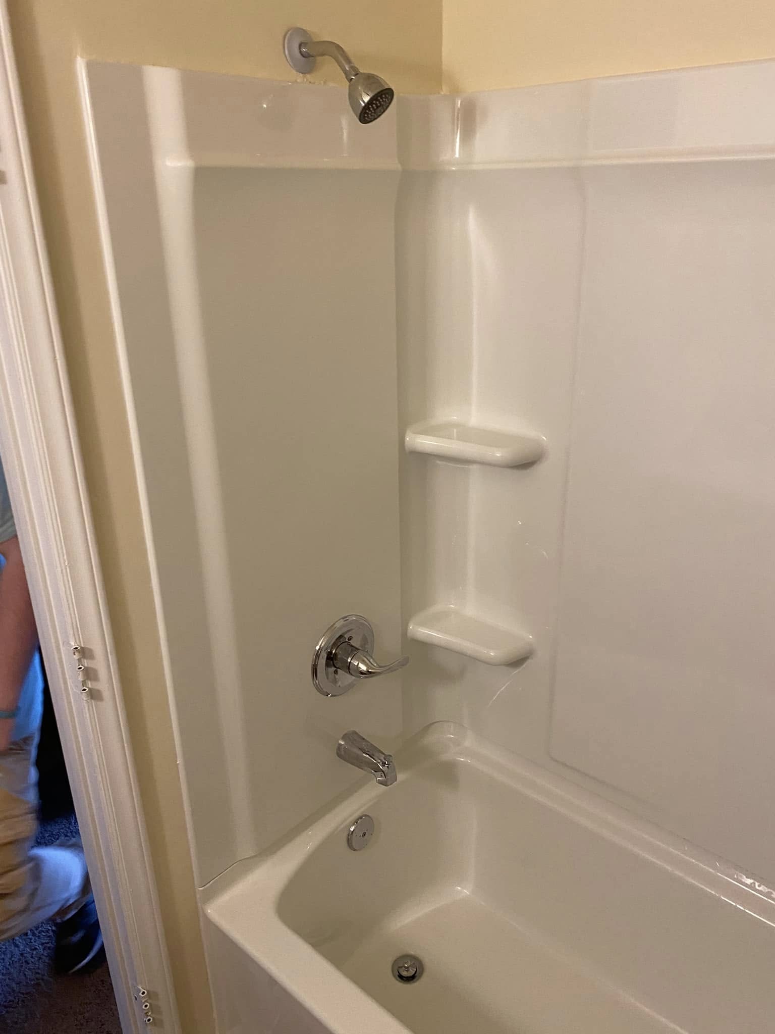 Tub reglazing result by Bath Brite NC